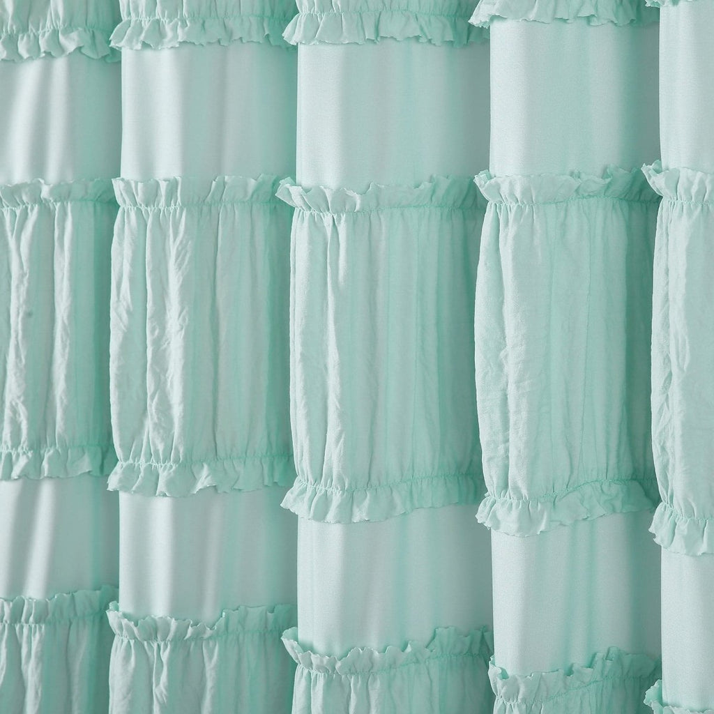 Nova Ruffle Shower Curtain