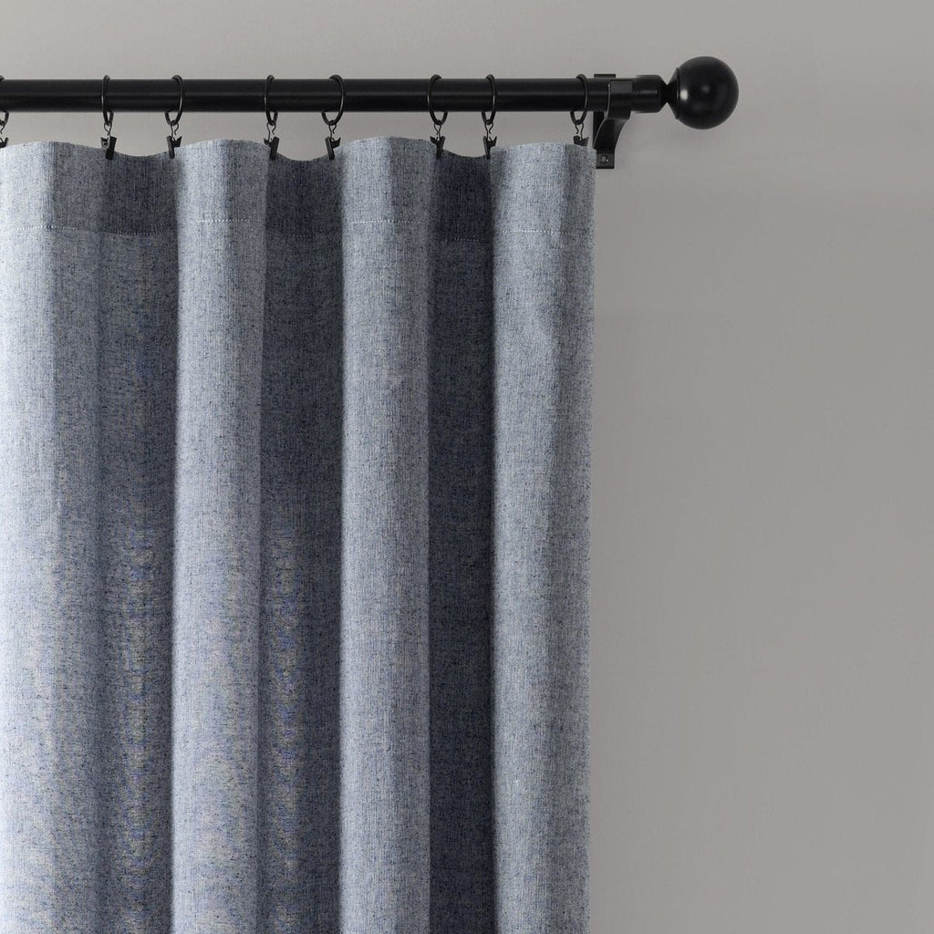 Nantucket Yarn Dyed Tassel Fringe Window Curtain Panel Set