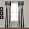 Shimmer Sequins Window Curtain Panel Set