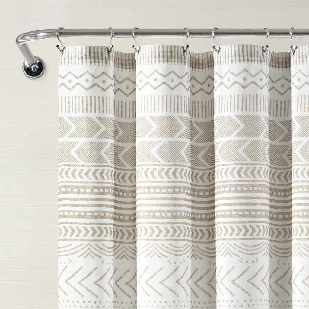 Hygge Geo Shower Curtain